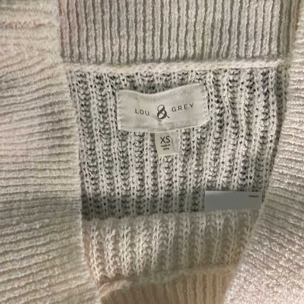 Lou & Grey Ivory Tunic Sweater Size XS - Picture 4 of 4